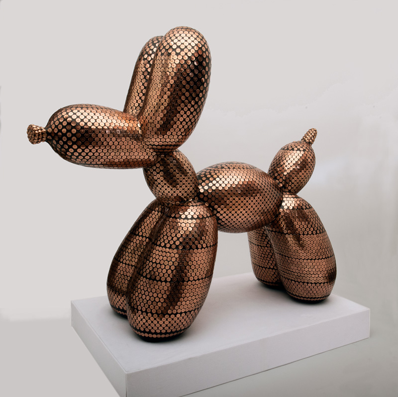 Image of a Jeff Koon's dog sculpture